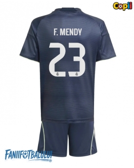 Real Madrid Ferland Mendy #23 Echipament de Fotbal Replică 2025-26 Copii Deplasare (+ Șorturi)